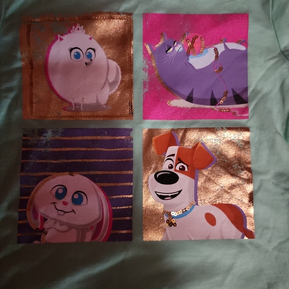 Girls Secret life of pets short sleeve shirt - Picture 2 of 4